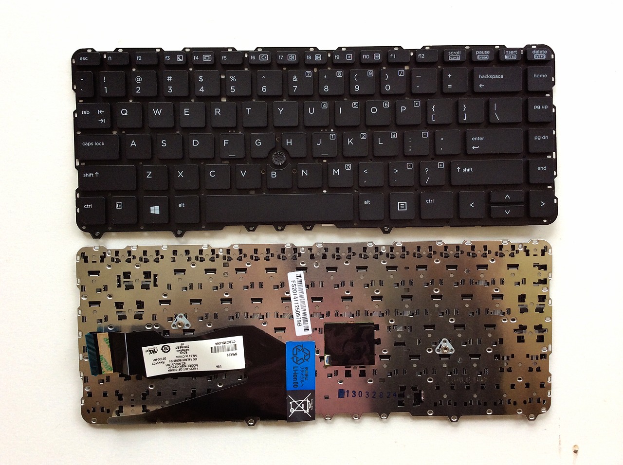 HP Keyboard คีย์บอร์ด HP Zbook 14 HP EliteBOOK 840-G1 840-G2 850-G1 740-G1 745-G2 750-G1 750-G2 755-G2 Zbook 14 อังกฤษ มีปุ่ม point stick