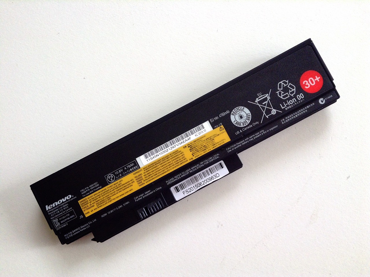 LENOVO Battery แบตเตอรี่ ของแท้ LENOVO ThinkPad X230 X230i *+