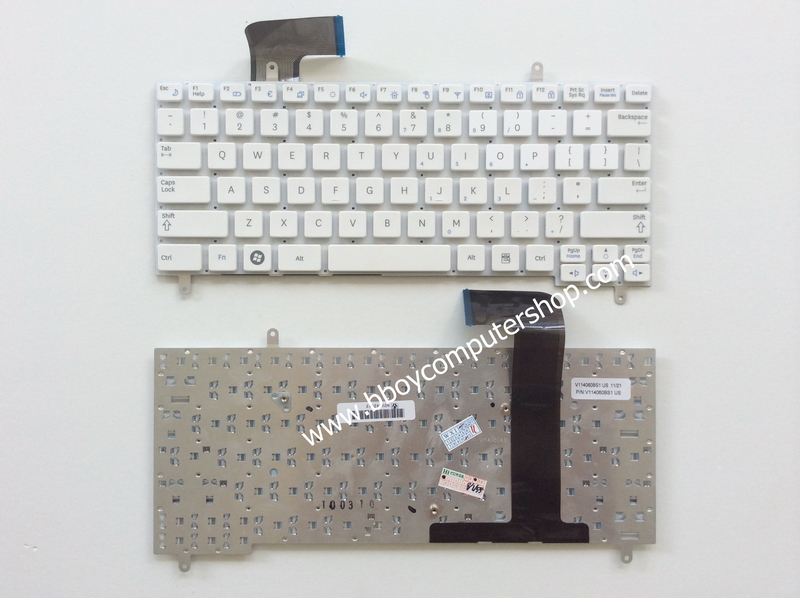 SAMSUNG Keyboard คีย์บอร์ด SAMSUNG N220 N210  สีขาว