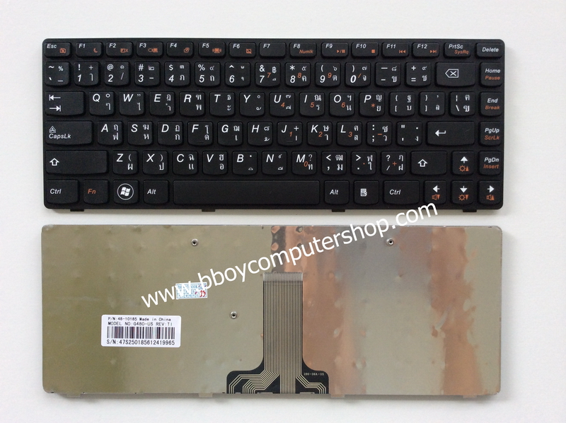 LENOVO Keyboard คีย์บอร์ด LENOVO IDEAPAD G480 G485 Z380 Z480 Z485  TH-EN