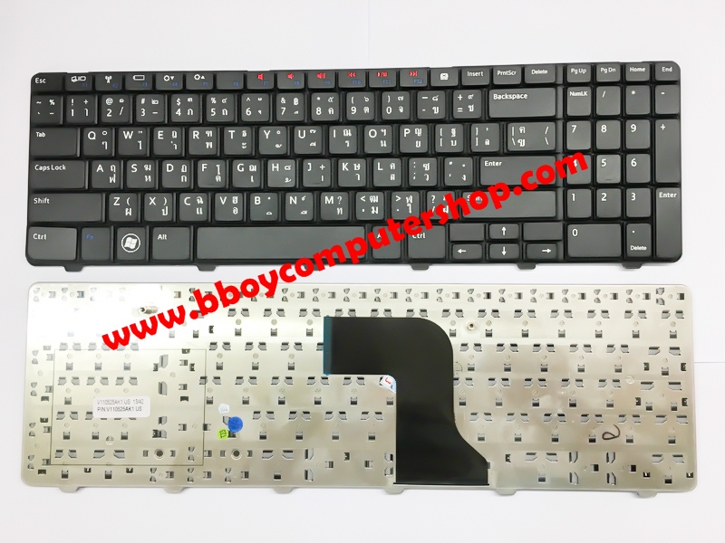 DELL Keyboard คีย์บอร์ด DELL INSPIRON 15R M5010 N5010 ไทย-อังกฤษ