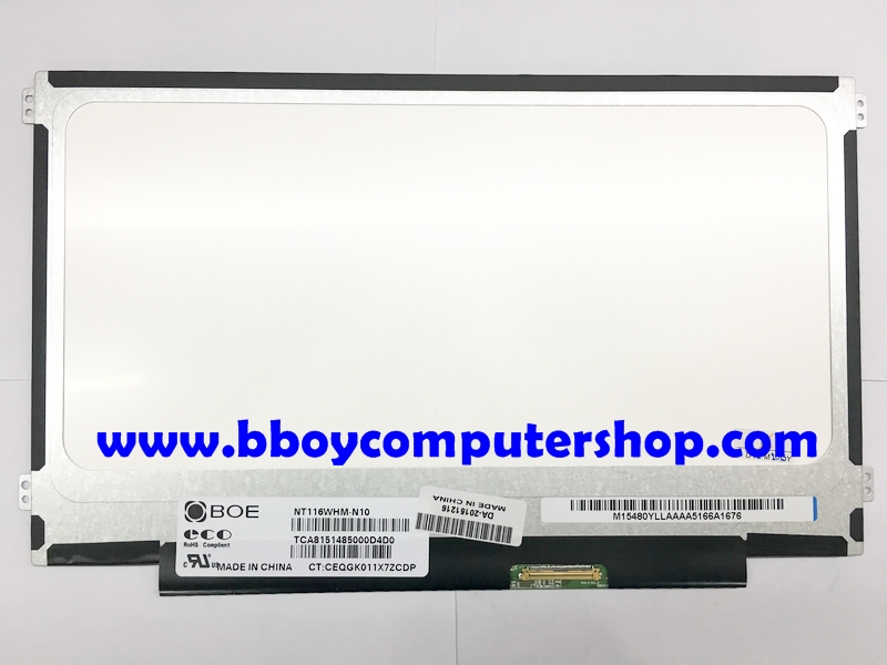 จอ LED Slim 11.6  SONY,LENOVO,TOSHIBA ใช่ได้กับทุกรุ่น หูข้าง สลิม 40 พิน 