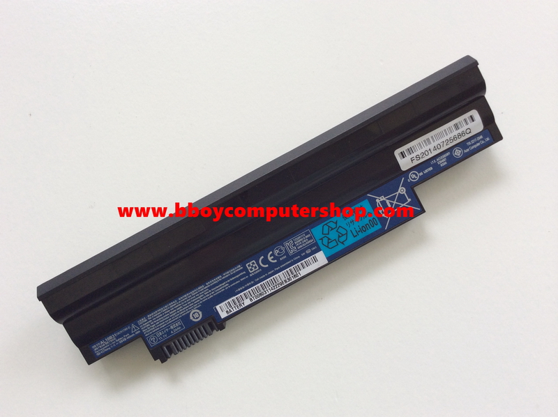 ACER Battery แบตเตอรี่ ของแท้  ACER ASPIRE ONE D255 D257  D260 D270 522 722 AO722 D722 HAPPY 1,2 สีดำ