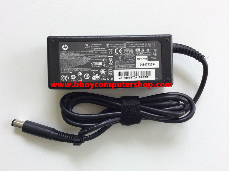 HP Adapter อะแดปเตอร์ ของแท้  HP/COMPAQ 18.5V 3.5A หัว 7.4*5.0MM 65W CQ40 CQ45 *+