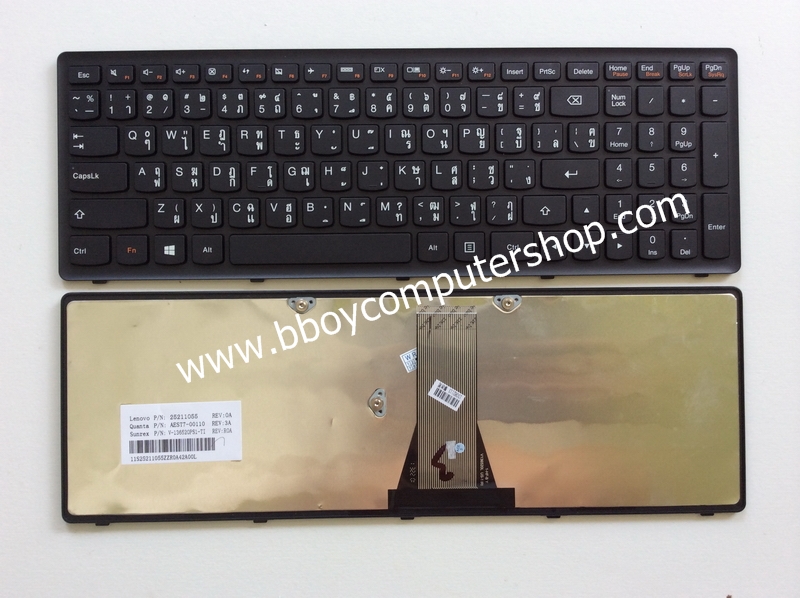 LENOVO Keyboard คีย์บอร์ด LENOVO Ideapad Z510 G500C G500S G500H G505S S500 S500C S510P G510 / LI68 ไทย อังกฤษ
