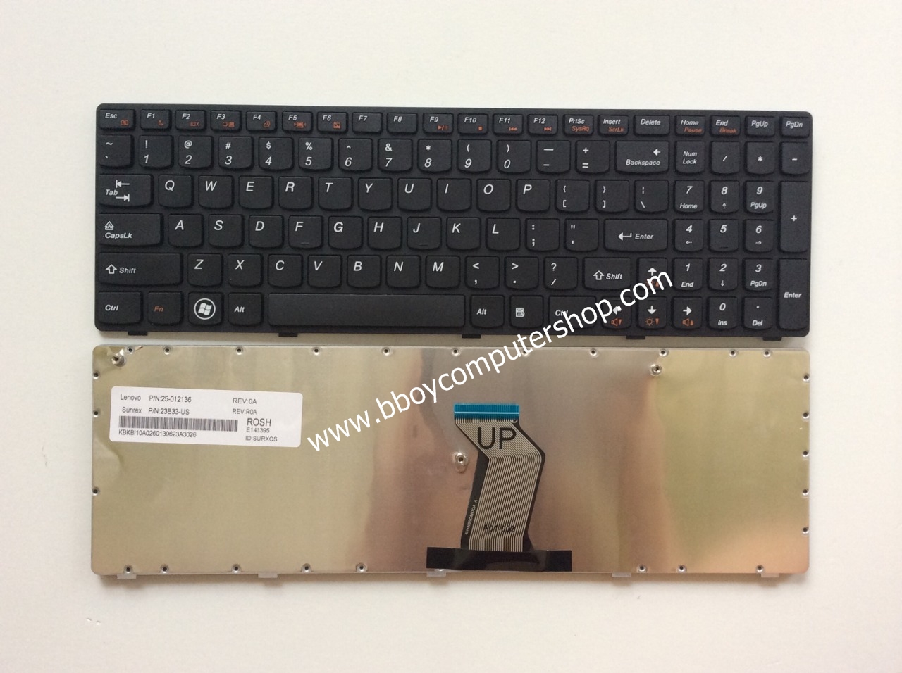 LENOVO Keyboard คีย์บอร์ด LENOVO B570 G575 V570 Z560 Z565 Z570 G770 G780 ไทย อังกฤษ