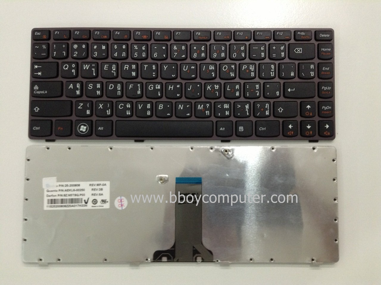 LENOVO keyboard คีย์บอร์ด LENOVO Z370 Z470 V370 V470 Z475 ไทย-อังกฤษ