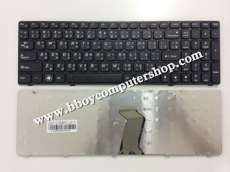 LENOVO keyboard คีย์บอร์ด LENOVO IDEAPAD G580 G580A G585 G585A ไทย-อังกฤษ