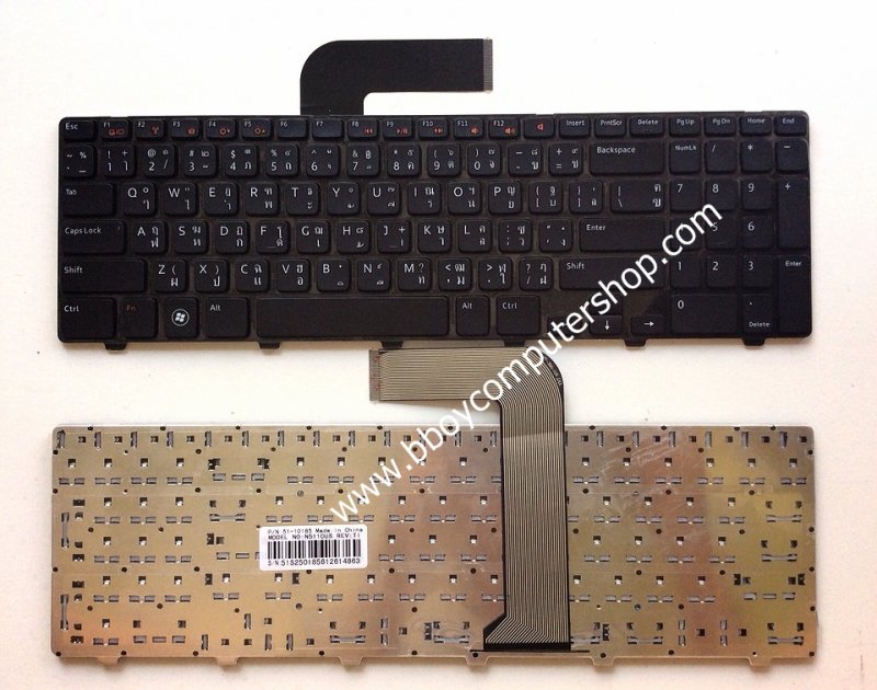 DELL Keyboard คีย์บอร์ด DELL INSPIRON 15R N5110 5110   ไทย
