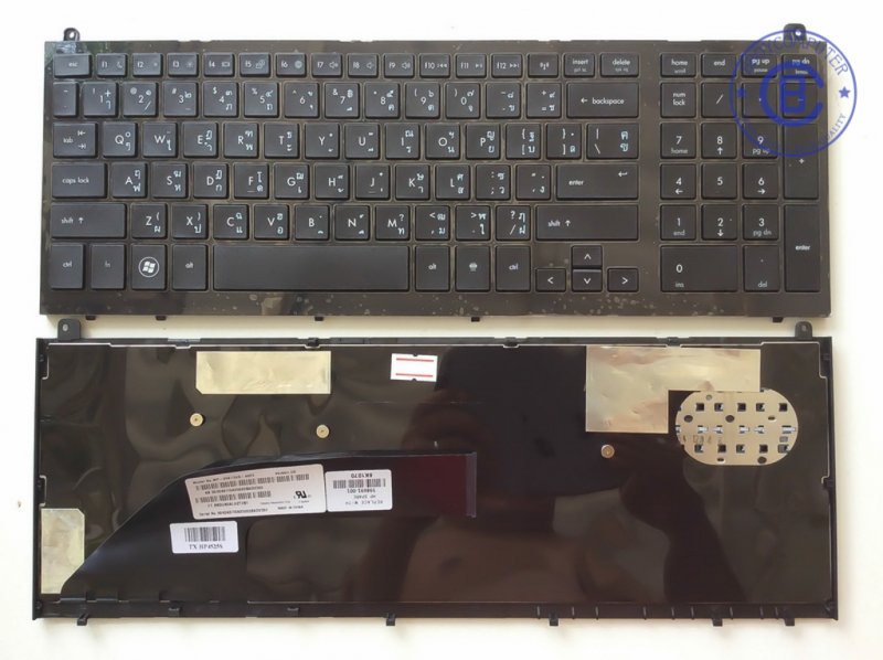 HP Keyboard คีย์บอร์ด HP COMPAQ Probook 4520S 4525S ไทย อังกฤษ