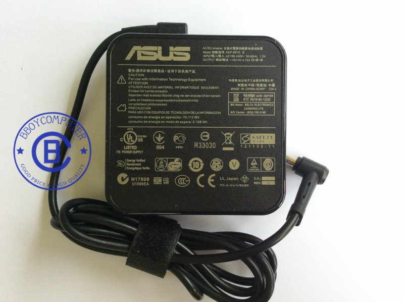 ASUS Adapter อะแดปเตอร์ ของแท้ ASUS 19V 4.74A  90W  หัว 5.5*2.5 ULTRA BOOK  X555Q X555L k501L 
