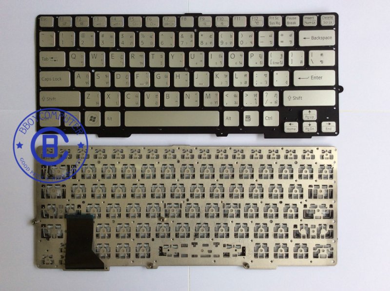 SONY Keyboard คีย์บอร์ด SONY VAIO SVE13 SVS13 TH-EN สีขาว 