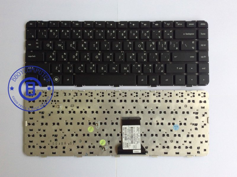 HP Keyboard คีย์บอร์ด HP DM4 DM4-1000 DM4-2000 DV5-2000 DV5-2001 ไทย อังกฤษ สีดำ