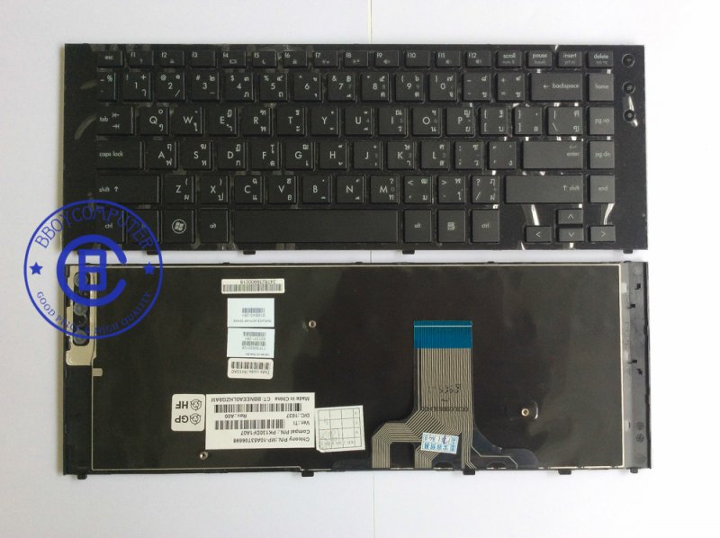 HP Keyboard คีย์บอร์ด HP PROBOOK 5300 5310M 5320M TH-EN สีดำ