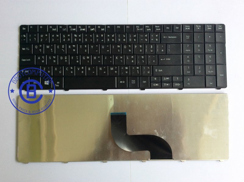 ACER Keyboard คีย์บอร์ด ACER ASPIRE E1-521 E1-531 E1-531G E1-571 E1-571G ไทย อังกฤษ