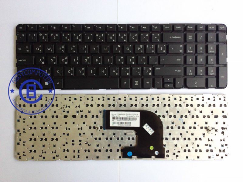 HP Keyboard คีย์บอร์ด HP PAVILLION DV6-7000 TH-EN