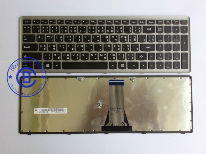  LENOVO Keyboard คีย์บอร์ด LENOVO Ideapad  G500C G500S G505S G500H S500 S500C S510P Z510  สีเทา ไทย อังกฤษ