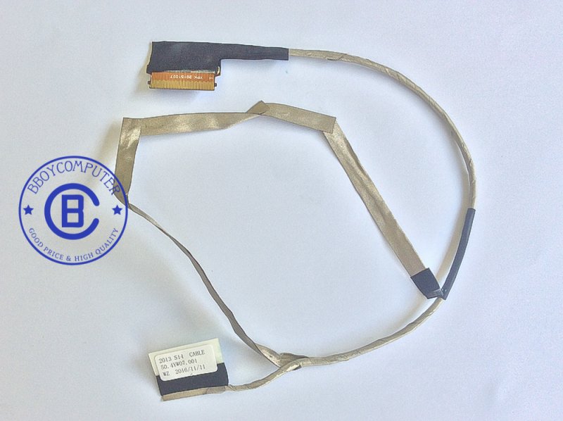 HP Screen Cable  สายแพรจอ HP PROBOOK 440 G1 445 G1 P/N 50.4YW07.001 