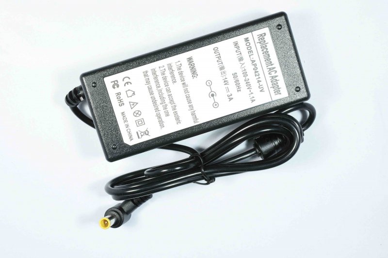 Adapter จอคอม อะแดปเตอร์ จอ LCD/LED 14.0V 3A หัว 6.5*4.4 ใช้กับจอ SAMSUNG LG และรุ่นอื่นๆ  