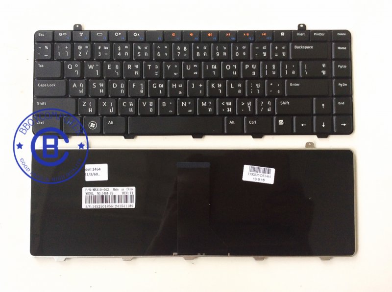 DELL Keyboard คีย์บอร์ด DELL INSPIRON 1464 ไทย อังกฤษ