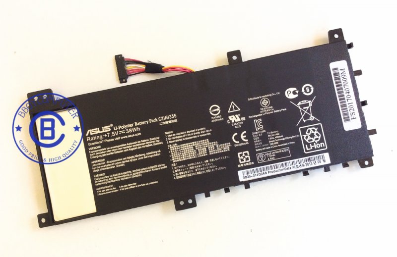 ASUS Battery แบตเตอรี่ ของแท้ ASUS  K451L V451L V451LA  VivoBook S451 S451LA S451LB S451LN C21N1335 *+
