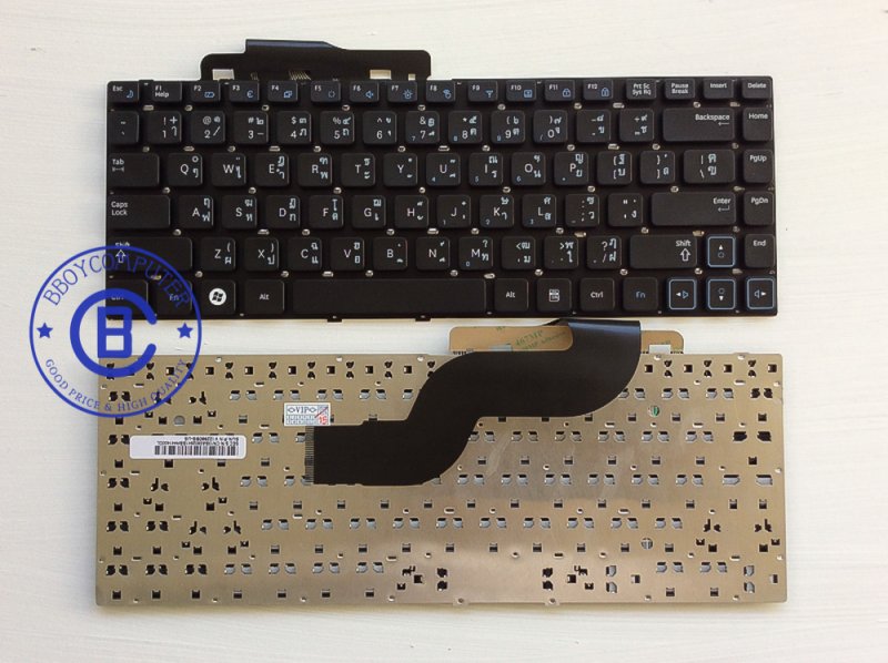 SAMSUNG คีย์บอร์ด SAMSUNG RC408 RV409 RV411 RV410 RV412 RV413 RV415 RV418  RV420 RV515 E3420 ไทย อังกฤษ 