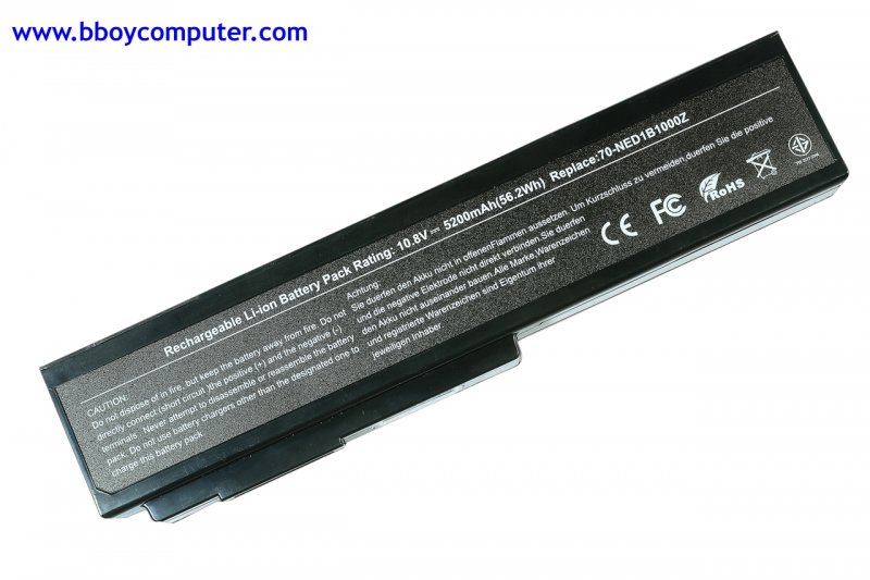 ASUS Battery แบตเตอรี่ ASUS N43 N43s N53 X55 X57 N61 X64 Model  A32-M50 A32-N61 แบตมี มอก (OEM) ***+++