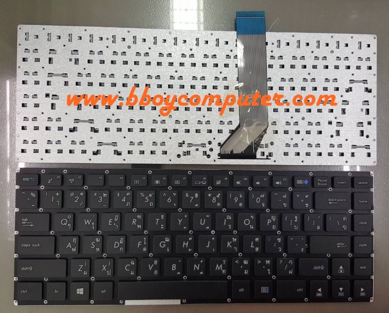 ASUS Keyboard คีย์บอร์ด ASUS S400 S400C S400CA S400CB S400E S451 S451L K451L  X402C X402   ไทย- อังกฤษ