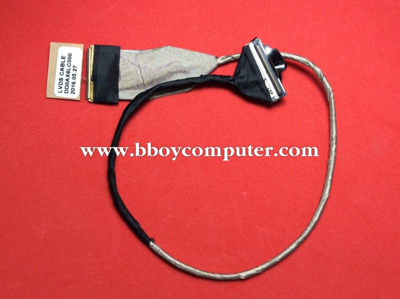 HP Compaq Screen Cable สายแพรจอ HP Compaq G56 CQ56  G62 CQ62 P/N: DD0AX6LC030
