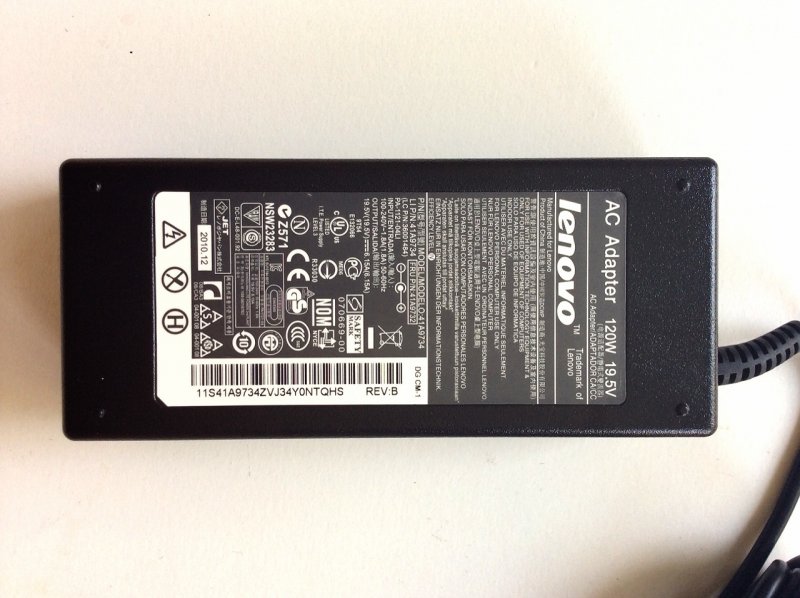 LENOVO Adapter  อะแดปเตอร์ ของแท้ LENOVO 19.5V 6.15A 120 หัว 6.3*3.0 FOR ALL IN ONE **++