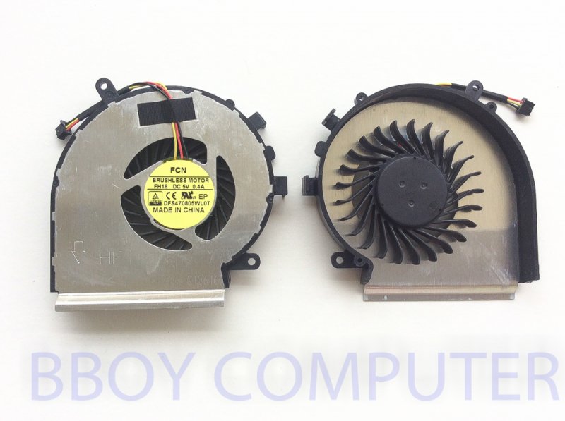 MSI Cpu Fan พัดลมโน๊ตบุ๊ค MSI MS-16J5 GE62 2QD GE62 2QE GE62 2QF GL62 GE72 GL72 GP72-6QF หัวเสียบ 3 พิน (LEFT-RIGHT)`ขายเป็นคู่++