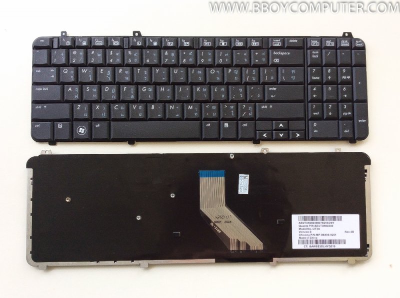HP Keyboard คีย์บอร์ด HP-COMPAQ HP DV6-1000 ไทย อังกฤษ