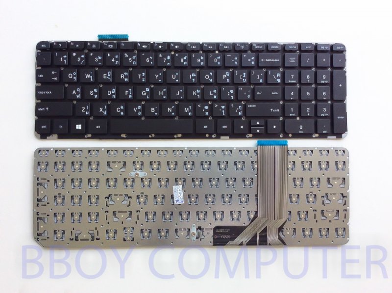 HP COMPAQ Keyboard คีย์บอร์ด HP EnvyTouchsmart 15-J 17-J Keyboard (TH-US)