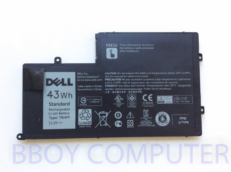DELL Battery แบตเตอรี่ ของแท้ DELL INSPIRON TRHFF 15 5000 5557 5547 5445 5448 5545 5547 5548 14-5447 Latitude 3450 Latitude 3550 trhff **