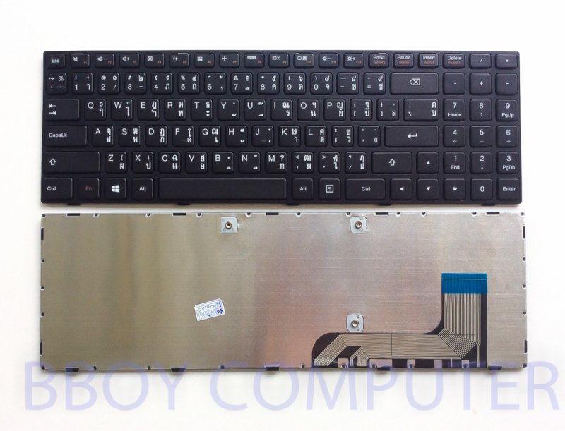 LENOVO Keyboard คีย์บอร์ด LENOVO IdeaPad 100-15 100-15IBY B50-10 ภาษาไทย อังกฤษ