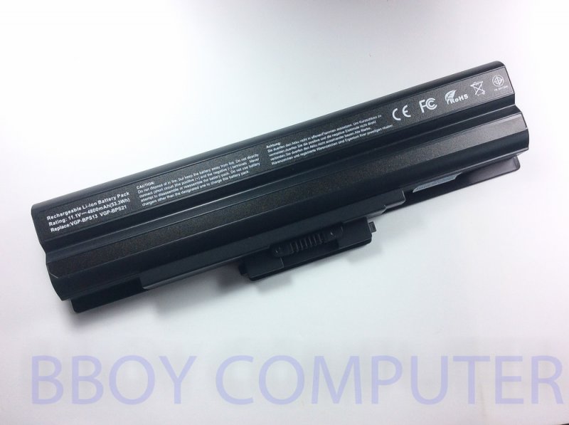 SONY Battery แบตเตอรี่ SONY VAIO VGP-BPS21 VGP-BPL21 VGP-BPS21A สีดำ (OEM มี มอก)