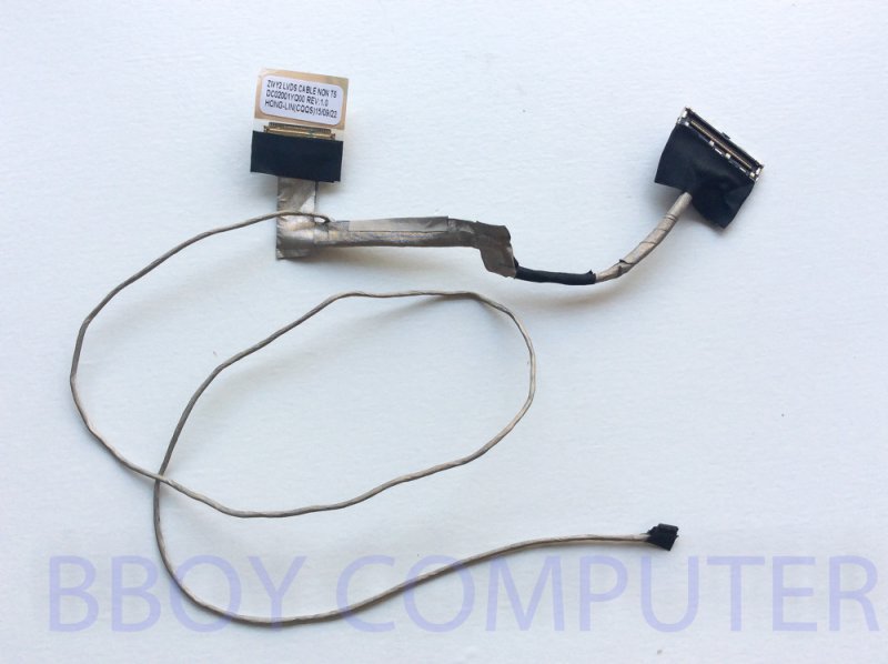 LENOVO Screen Cable สายแพรจอ Lenovo Ideapad Y50-70 DC02001YQ00 REV: 1.0 หัวเสียบเข้าจอ 30 พิน