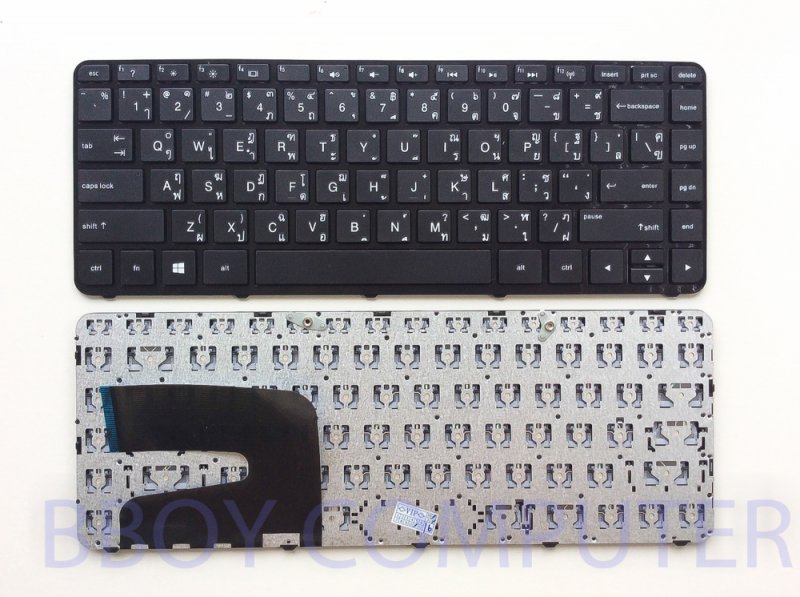 HP Keyboard คีย์บอร์ด HP Pavilion 14-N 14-R 14-E 14-G  HP 240 G2, 245 G2 248-G1 246-G2 340-G1 345-G2 G14-A000 ไทย อังกฤษ++