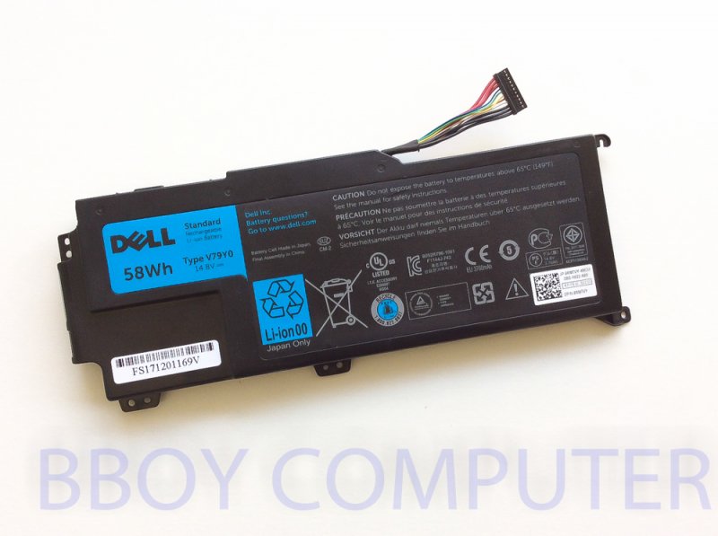 DELL Battery แบตเตอรี่ ของแท้ DELL XPS 14Z 14Z L412X 14Z L412Z type v79y0