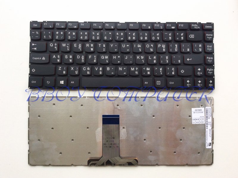 LENOVO KEYBOARD คีย์บอร์ด LENOVO Y40-70 Y40-80 Y40-70AT Y4070 Y4080 Y4070AT (ไทย-อังกฤษ)