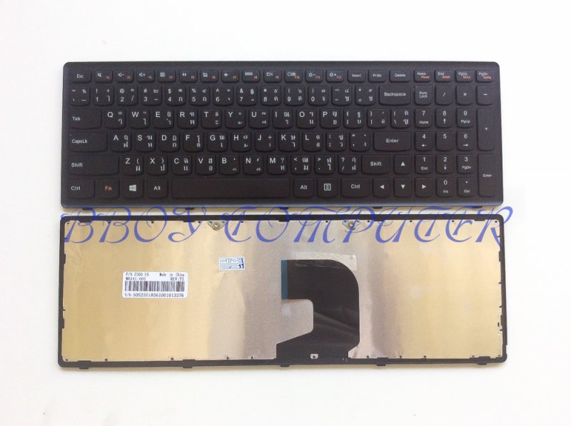  LENOVO KEYBOARD คีย์บอร์ด LENOVO Z500 Z500A Z500G สีดำ TH- EN