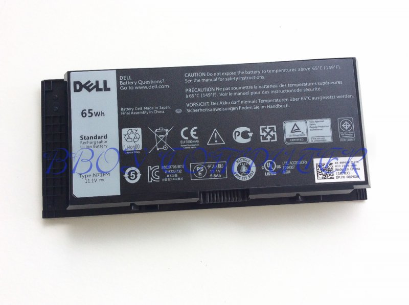 DELL Battery แบตเตอรี่ ของแท้ Precision M4600 M4700 M4800 M6600 M6700 TYPE PG6RC