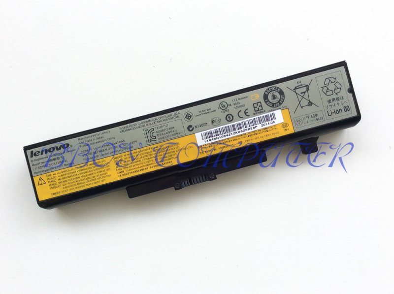 LENOVO Battery แบตเตอรี่แท้ LENOVO Ideapad Y480 Y580 Y480P Y580A L11S6F01