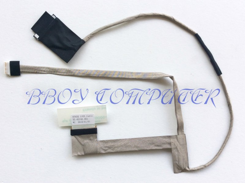 HP LED Cable สายแพรจอ HP PROBOOK 4540S 4570S 4730S P/N 50.4SJ06.001 slim 40 พิน สายแพรสั้น