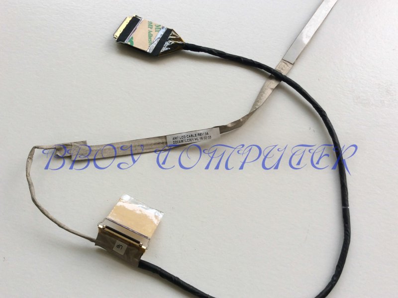 DELL LED Cable สายแพรจอ DELL Inspiron 14-7000 7447 7448 14P-1748 1548 14-7000 หัวเสียบเข้าจอ 30 พิน P/N 0K91DW DD0AM7LC001
