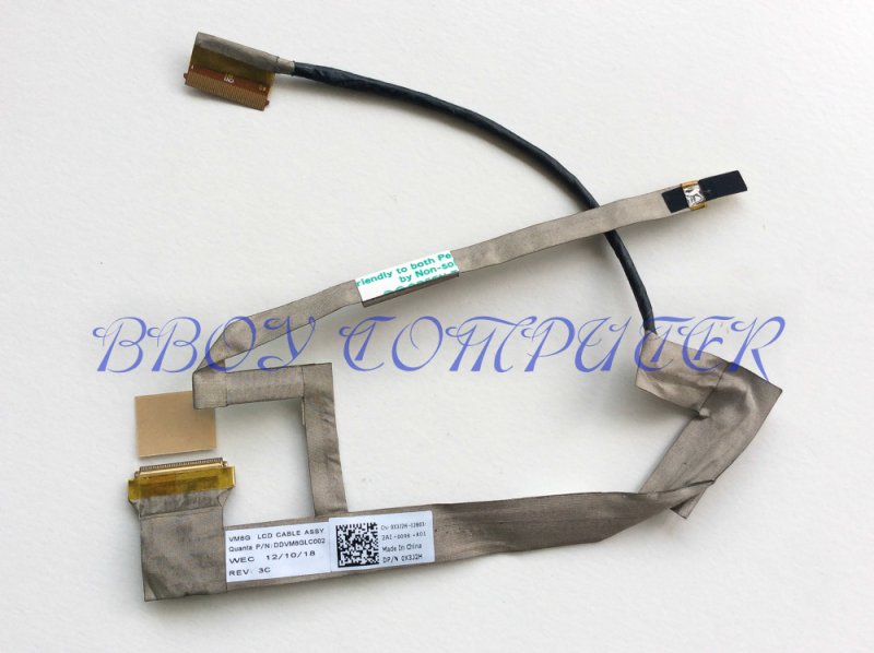 DELL LED Cable สายแพรจอ DELL Vostro 1014 1088 PP382 P/N DDVM8GLC000 X3J2h