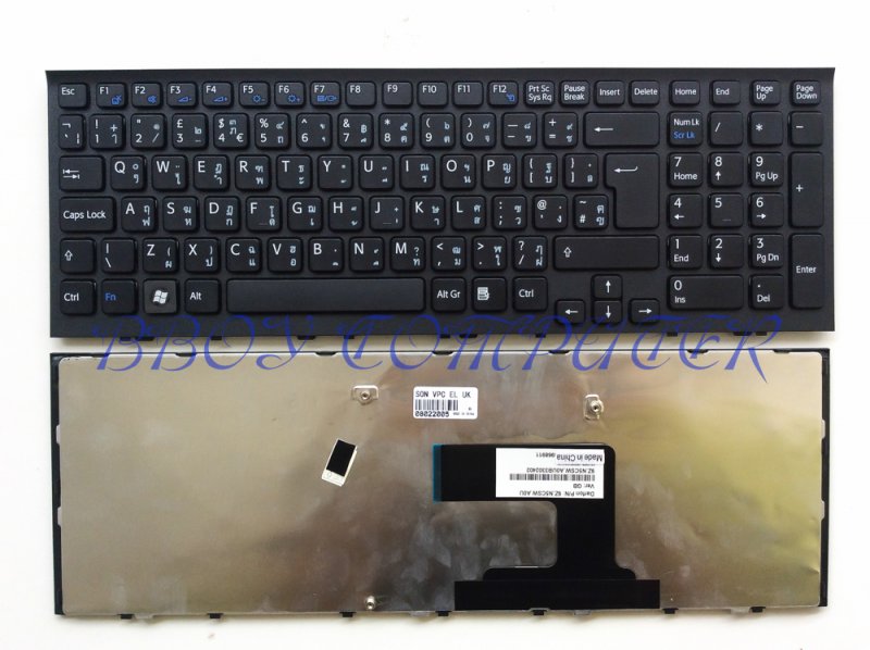 SONY Keyboard คีย์บอร์ด Sony Vaio VPC-EL VPCEL PCG-71C11L PCG-71C12L TH-EN