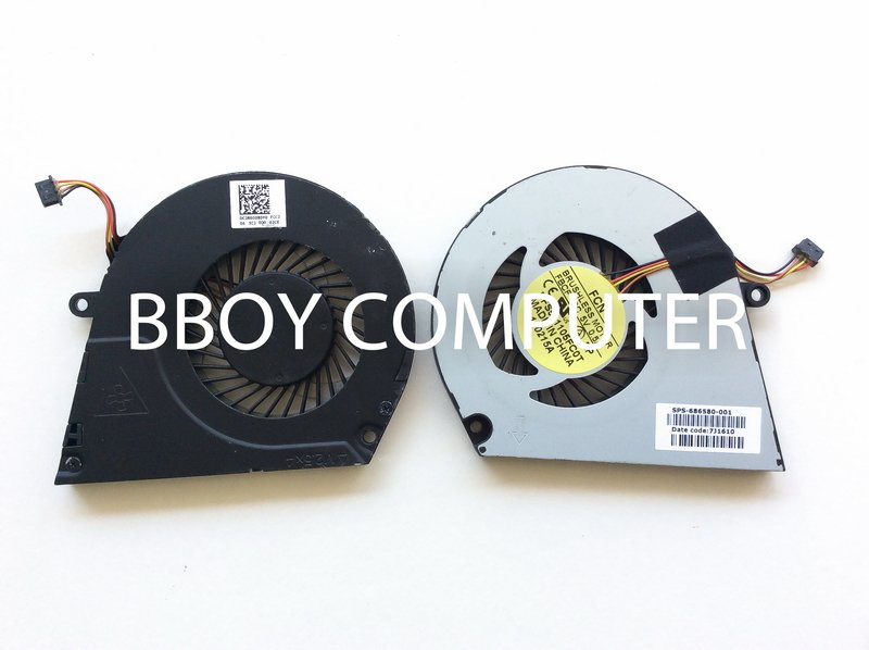 HP CPU FAN พัดลมโน๊ตบุ๊ค HP ENVY4 ENVY6 6-1000 6-1010us 6-1110us 6-1014nr 6-1040ca หัวเสียบ 4 PIN