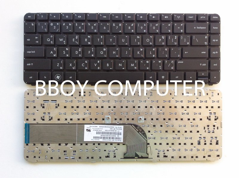 HP Keyboard คีย์บอร์ด HP DV4-3000 DM4-3000 TH-EN