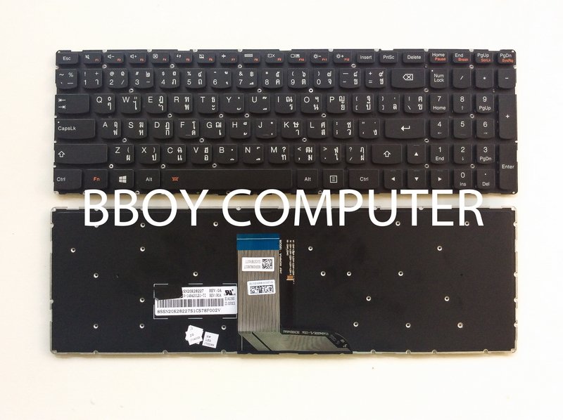 LENOVO Keyboard คีย์บอร์ด LENOVO IdeaPad 700-15ISK 700-15 Series มี ไฟ BackliteTH-US
